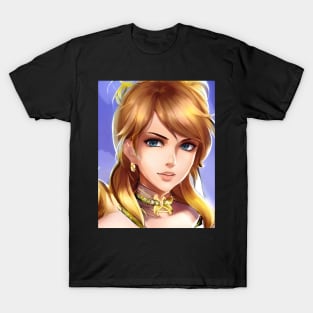 anime blonde hair manga charcter T-Shirt